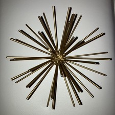 Metal Starburst Sunburst Wall Decor with Teardrop Accents — listing 5