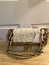 Kate Spade New York Taupe Suede Shearling-Trim Ankle Boots, Women's Size 9B — listing 6