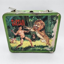 Lot of 5 Vintage 1970s-80s Aladdin Metal Lunch Boxes (Sport Goofy, Care Bears, Heathcliff, Sesame Street, Bicentennial) — listing 6