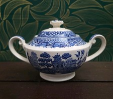 Swinnertons "Old Willow" Blue Willow Transferware Creamer/Milk Jug — listing 2