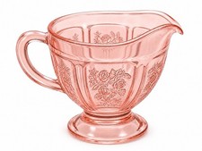 Pink Depression Glass "Sharon/Cabbage Rose" Dessert Cup