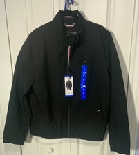 Tommy Hilfiger Outerwear Men's Navy Nylon Bomber Jacket