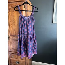 Boho Floral Print Sundress with Ruffle-Tie Shoulders, Size S Yes - I can read a brand name — listing 6