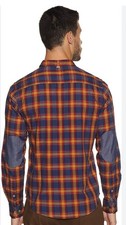 Vintage United Colors of Benetton Plaid Flannel Button-Up Shirt, Made in Italy, Size L — listing 2