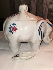 Elizabeth Arden Royal Pavilion at Brighton Figural Elephant Covered Trinket Box