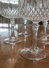 Cristal d'Arques Longchamp 24% Lead Crystal Champagne Coupe Sherbet Glasses 5.5in Set of 4