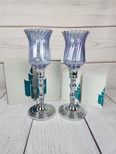Blue Ridge Southern Potteries Hand-Painted Floral Candlestick Pair — listing 5