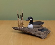 Set of Folk Art Carved Wood Canada Goose Decorative Figures — listing 3