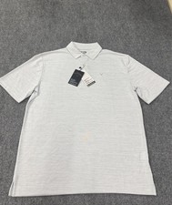 Callaway Men's XL Golf Polo Shirt, Light Blue with Golfer Print — listing 3