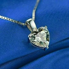 14K Yellow Gold Diamond Open Heart Pendant Necklace with Rope Chain — listing 3