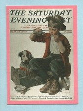 1993 Comic Images Norman Rockwell Collector Cards - Card #89 Bedside Manner & Checklist Card — listing 4