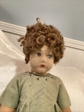 Lenci Felt Doll in Pink Dress with Certificato di Origine — listing 6