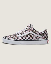 Vans Old Skool Rose Checkerboard Low-Top Sneakers — listing 5