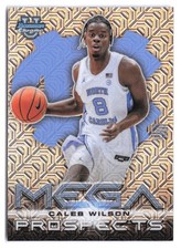 Caleb Wilson 2024-25 Bowman Chrome University Prospects Mojo Refractor 1st Bowman UNC, listing 4