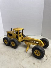 Vintage Tonka Diesel No. 600 Pressed Steel Road Grader, Orange — listing 3