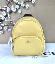 Coach Signature Canvas Mini Backpack Purple Trim — listing 6