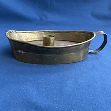 Antique Ornate Brass Oval Picture Frame with Convex Glass and Military Portrait — listing 4
