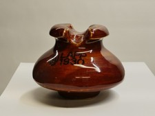 LAPP 1930 Brown Porcelain Pin-Type Electrical Insulator — listing 3