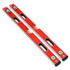 Aluminum Box Beam Level with Red End Caps — listing 4