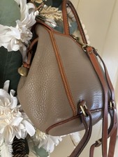 Dooney & Bourke Brown Leather Domed Satchel Handbag — listing 6