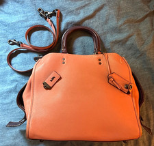 Coach 1941 Rogue 25 Pebbled Leather Satchel in Dusty Rose/Pink — listing 4