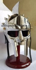 Gladiator 'Maximus' Spiked Arena Helmet with Crest and Face Mask