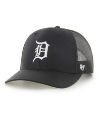Detroit Tigers FRTYSVN by Twins '47 Tonal Gray Mesh-Back Trucker Cap, Size M/L