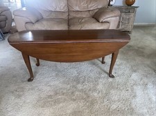 Statton Trutype Americana Three-Tier End Table with Drawer, Solid Cherry — listing 5
