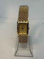 Wittnauer Cosmopolitan Gold-Tone Quartz Tank Watch with Original Box — listing 2