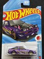 Hot Wheels Toyota Off-Road Race Truck Die-Cast, Black with Flames and #64 — listing 5
