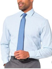 Nick Graham Everywhere Stretch Modern Fit Dress Shirt Purple Geometric Print — listing 3