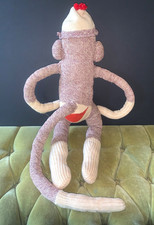 Lot of 3 Vintage Handmade Sock Monkeys (Rockford Red Heel Style) — listing 3
