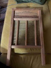 Antique National Washboard Co. No. 801 Brass Ribbed Washboard — listing 2