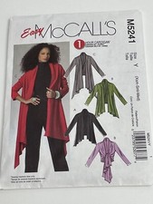 McCall's M5241 Easy '1 Hour Cardigan' Sewing Pattern, Size Y (Xsm-Sml-Med) — listing 3
