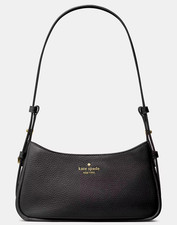 Kate Spade New York Black Leather Convertible Backpack with Flap Closure — listing 3