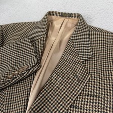 Oscar de la Renta Gray Pinstripe Wool Suit Jacket, Size 46R — listing 2
