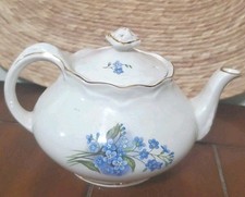 Crown Dorset Staffordshire Floral Rose Teapot with Gold Trim — listing 5