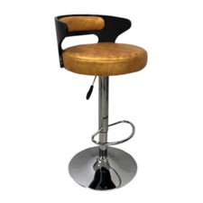 Pair of Metal Swivel Counter-Height Bar Stools with X-Back and Padded Microsuede Seats