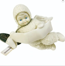 Department 56 Snowbabies Figurine - Child in Red Snowsuit with Horn — listing 6