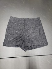 Express Burgundy Crochet Lace Trim Pull-On Shorts — listing 3