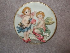 Oval 3D Relief Angel with Dove Decorative Wall Plaque — listing 6