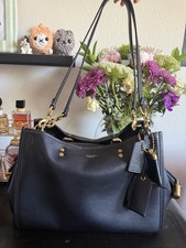 Coach 1941 Rogue 25 Pebbled Leather Satchel in Dusty Rose/Pink