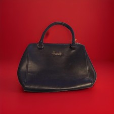 Harrods Two-Tone Bowling Bag Satchel, Cream & Navy — listing 4