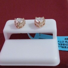 Vintage Sterling Silver Teardrop Screw-Back Dangle Earrings — listing 6