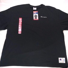 Champion Script Logo Short-Sleeve T-Shirt, Charcoal Gray, Size L — listing 3