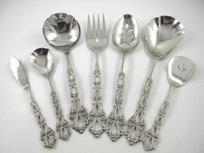 Oneida Community Chandelier Stainless 5-Piece Serving Set — listing 6