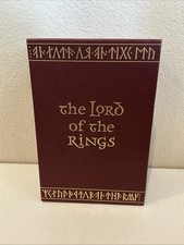 J.R.R. Tolkien The Lord of the Rings Collector's Edition, Red Leatherette with Slipcase, Houghton Mifflin, listing 4