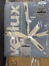 Vellux Original Plush Blanket, Twin Size (66x90 in), Blue - New Sealed in Package — listing 3