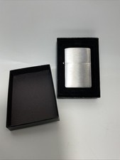 Vintage Zippo Brushed Chrome Pocket Lighter — listing 4