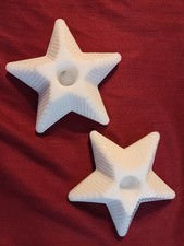 Vintage Milk Glass Star-Shaped Trinket Dish with Beaded Scroll Border — listing 2